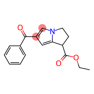 1H-Pyrrolizine-1-carboxylic acid, 6-benzoyl-2,3-dihydro-, ethyl ester