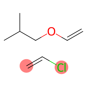 Copolymer of vinyl chloride and vinyl isobutyl ether