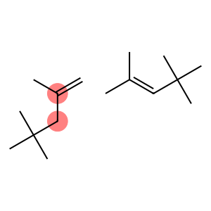 2,4,4-trimethyl-1-pentene + 2,4,4-trimethyl-2-pentene