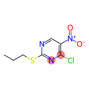 Pyrimidine, 4-chloro-5-nitro-2-(propylthio)-