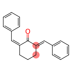 Cyclohexanone, 2,6-bis(phenylmethylene)-, (2E,6Z)-