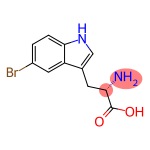 (2S)-2-氨基-3-(5-溴-1H-吲哚-3-基)丙酸