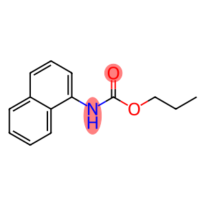 Carbamic acid, N-1-naphthalenyl-, propyl ester
