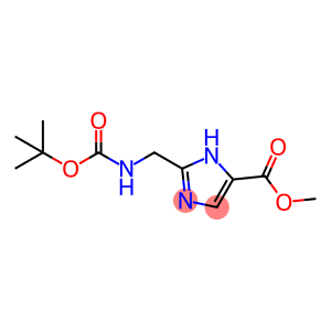 1H-Imidazole-5-carboxylic acid, 2-[[[(1,1-dimethylethoxy)carbonyl]amino]methyl]-, methyl ester