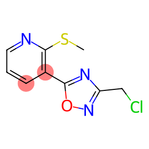 3-[3-氯甲基-1,2,4-氧二唑-5-基-2-甲基硫代)吡啶