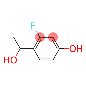 Benzenemethanol, 2-fluoro-4-hydroxy-alpha-methyl- (9CI)