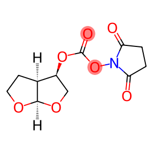 1-({[(3R,3aS,6aR)-hexahydrofuro[2,3-b]furan-3-yloxy]carbonyl}oxy)pyrrolidine-2,5-dione