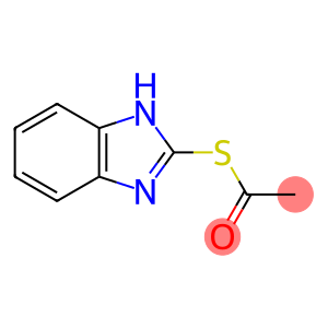 Ethanethioic acid, S-1H-benzimidazol-2-yl ester (9CI)