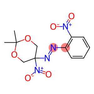1-{5-nitro-2,2-dimethyl-1,3-dioxan-5-yl}-2-{2-nitrophenyl}diazene