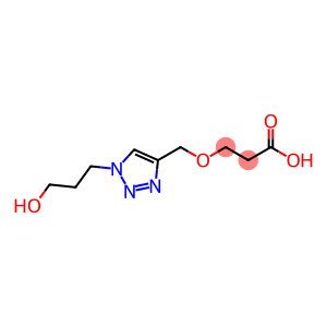 3-{[1-(3-hydroxypropyl)-1H-1,2,3-triazol-4-yl]methoxy}propanoic acid