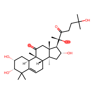 (10α)-2α,3α,16α,20,25-Pentahydroxy-9β-methyl-19-norlanost-5-ene-11,22-dione