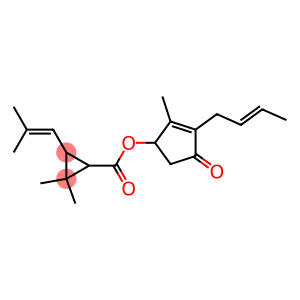 (1R)-2,2-Dimethyl-3α-(2-methyl-1-propenyl)cyclopropane-1β-carboxylic acid (S)-3-[(Z)-2-butenyl]-2-methyl-4-oxo-2-cyclopenten-1-yl ester