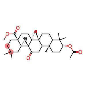 甲基(4aS,6aR,6bR,8aR,10S,12aR,12bR,14aR,14bS)-10-乙酰氧基-2,2,6a,6b,9,9,12a-七甲基-14-氧代二十二氢吡啶-4a(2H)-羧酸盐