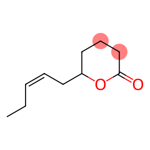2H-Pyran-2-one,tetrahydro-6-(2-pentenyl)-,(Z)-