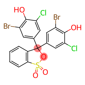 Phenol, 4,4-(1,1-dioxido-3H-2,1-benzoxathiol-3-ylidene)bis2-bromo-6-chloro-