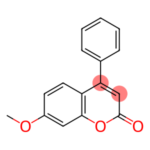 2H-1-Benzopyran-2-one, 7-methoxy-4-phenyl-