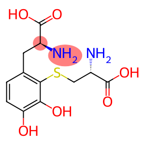 L-Tyrosine, 2-[[(2R)-2-amino-2-carboxyethyl]thio]-3-hydroxy-