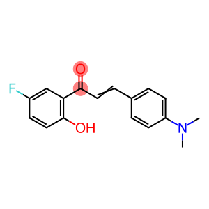 (E)-3-(4-dimethylaminophenyl)-1-(5-fluoro-2-hydroxy-phenyl)prop-2-en-1 -one