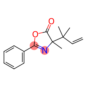 5(4H)-Oxazolone,  4-(1,1-dimethyl-2-propenyl)-4-methyl-2-phenyl-  (9CI)