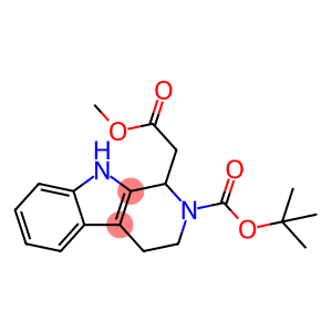 1H-PYRIDO[3,4-B]INDOLE-1-ACETIC ACID, 2-[(1,1-DIMETHYLETHOXY)CARBONYL]-2,3,4,9-TETRAHYDRO-, METHYL ESTER