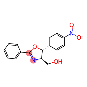 4-Oxazolemethanol,4,5-dihydro-5-(4-nitrophenyl)-2-phenyl-, (4R,5R)-