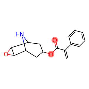 Benzeneacetic acid, α-methylene-, (1α,2β,4β,5α,7β)-3-oxa-9-azatricyclo[3.3.1.02,4]non-7-yl ester