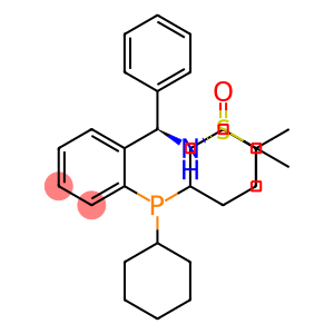 [S(R)]-N-[(R)-[2-(二环己基膦)苯基]苯甲基]-2-叔丁基亚磺酰胺