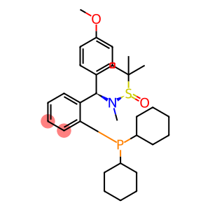 [S(R)]-N-[(R)-[2-(二环己基膦)苯基](4-甲氧基苯基)甲基]-N-甲基-2-叔丁基亚磺酰胺