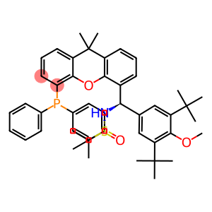 S(R)]-N-[(R)-[3,5-二叔丁基-4-甲氧基苯基][5-(二苯基膦)-9,9-二甲基-9H-氧杂蒽]甲基]-2-叔丁基亚磺酰胺