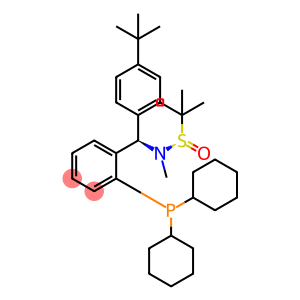 [S(R)]-N-[(R)-[2-(Dicyclohexylphosphanyl)phenyl](4-(tert-butyl)phenyl)methyl]-N,2-dimethyl-2-propanesulfinamide