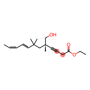8,10-Dodecadien-3-ynoic acid, 5-(hydroxymethyl)-5,7,7-trimethyl-, ethyl ester, (5S,8E,10Z)-