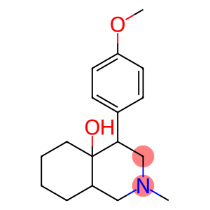 4a(2H)-Isoquinolinol, octahydro-4-(4-methoxyphenyl)-2-methyl-