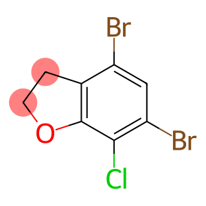 Benzofuran, 4,6-dibromo-7-chloro-2,3-dihydro-
