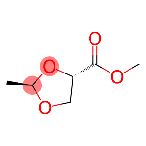 1,3-Dioxolane-4-carboxylicacid,2-methyl-,methylester,trans-()-(8CI)