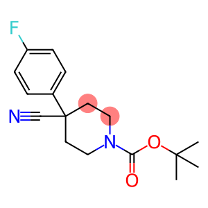 Tert-Butyl 4-Cyano-4-(4-Fluorophenyl)Piperidine-1-Carboxylate