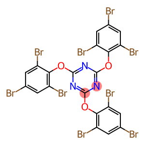 2,4,6-TRIS(2,4,6-TRIBROMOPHENOXY)-1,3,5-TRIAZINE 2,4,6-三(2,4,6-三溴苯氧基)-1,3,5-三嗪