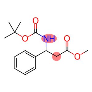Benzenepropanoic acid, β-[[(1,1-dimethylethoxy)carbonyl]amino]-, methyl ester