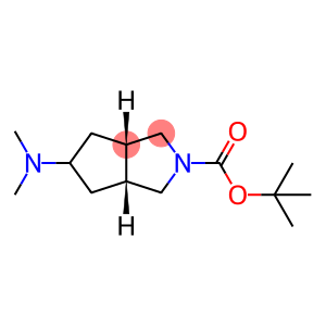 Cyclopenta[c]pyrrole-2(1H)-carboxylic acid, 5-(dimethylamino)hexahydro-, 1,1-dimethylethyl ester, (3aR,6aS)-rel-
