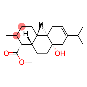 8α-Podocarp-12-en-15-oic acid, 8-hydroxy-13-isopropyl-, methyl ester (8CI)