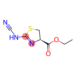 4-Thiazolecarboxylicacid,2-(cyanoamino)-4,5-dihydro-,ethylester,(4R)-(9CI)