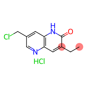 7-(Chloromethyl)-3-ethyl-1,5-naphthyridin-2(1H)-one hydrochloride