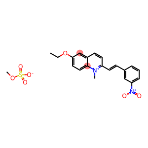 6-ethoxy-1-methyl-2-[2-(3-nitrophenyl)ethenyl]-quinoliniumethylsulfate
