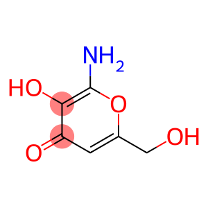 4H-Pyran-4-one, 2-amino-3-hydroxy-6-(hydroxymethyl)-