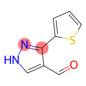1H-pyrazole-4-carboxaldehyde, 5-(2-thienyl)-