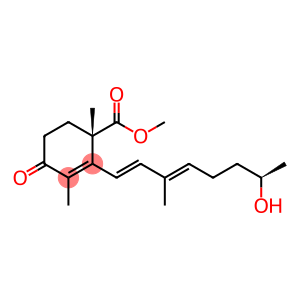 (1S)-2-[(1E,3E,7R)-7-Hydroxy-3-methyl-1,3-octadienyl]-1,3-dimethyl-4-oxo-2-cyclohexene-1-carboxylic acid methyl ester
