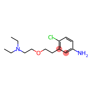Benzenamine, 4-chloro-3-[2-[2-(diethylamino)ethoxy]ethyl]-