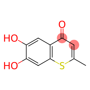 4H-1-Benzothiopyran-4-one, 6,7-dihydroxy-2-methyl-