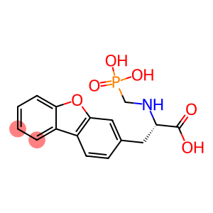 3-Dibenzofuranpropanoic acid, α-[(phosphonomethyl)amino]-, (αS)-