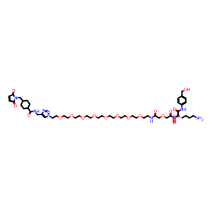 6,12,15,18,21,24,27,30,33-Nonaoxa-3,9-diazapentatriacontanamide, 2-(4-aminobutyl)-35-[4-[[[[4-[(2,5-dihydro-2,5-dioxo-1H-pyrrol-1-yl)methyl]cyclohexyl]carbonyl]amino]methyl]-1H-1,2,3-triazol-1-yl]-N-[4-(hydroxymethyl)phenyl]-4,8-dioxo-, (2S)-