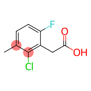 2-Chloro-6-fluoro-m-tolylacetic acid, 3-(Carboxymethyl)-2-chloro-4-fluorotoluene
